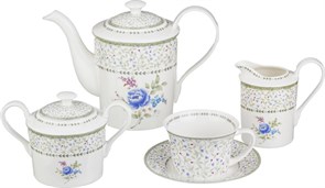 ЧАЙНЫЙ СЕРВИЗ 15 ПРЕДМЕТОВ 6 ПЕР. 1250/400/350/250 МЛ