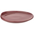 ТАРЕЛКА ОБЕДЕННАЯ 27*25СМ, БРУСНИЧНАЯ (МАЛ=2ШТ./КОР=12ШТ.) 263-1000