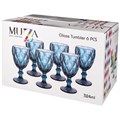 НАБОР БОКАЛОВ ДЛЯ ВИНА "РОМБО" 6ШТ. СЕРИЯ "MUZA COLOR" 320МЛ. / В=17 СМ. 781-118